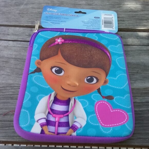 Disney Doc McStuffins Soft Case 7" Universal Tablet Sleeve Gift Idea NEW - Picture 2 of 4